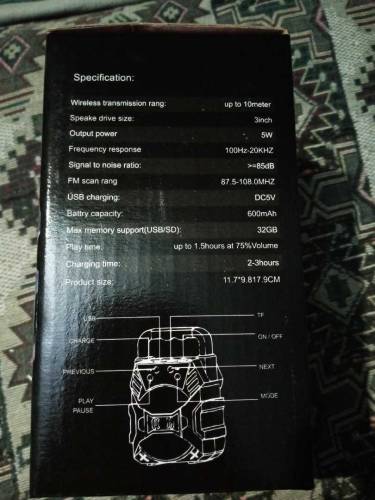 Wireless speaker KTS_1057