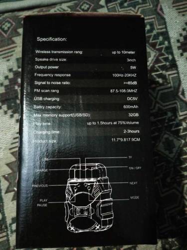Wireless speaker KTS_1057