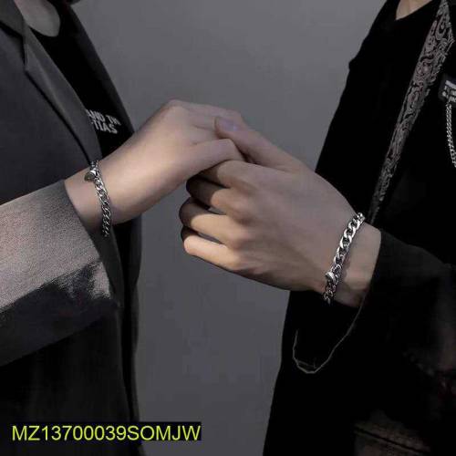 2 Pcs Alloy Silver Plated Magnet Heart 