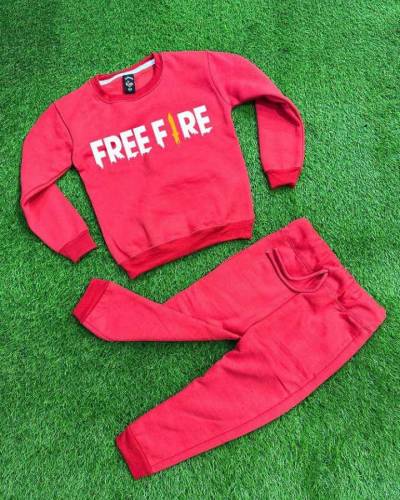 2 pc kids stitched fleece Track suit 