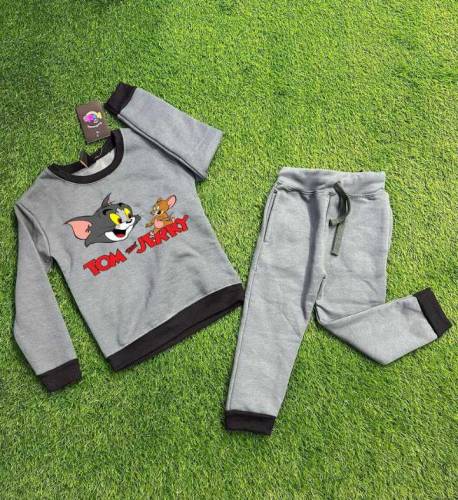2 pc kids stitched fleece Track suit 