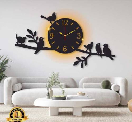 wooden wall clock