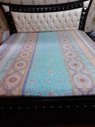 fancy bed and dressing