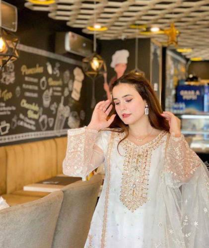 3 peice  women stitched embroidery suit