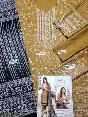 3pic indian silk 