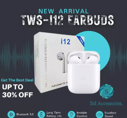 I12 Airpods white