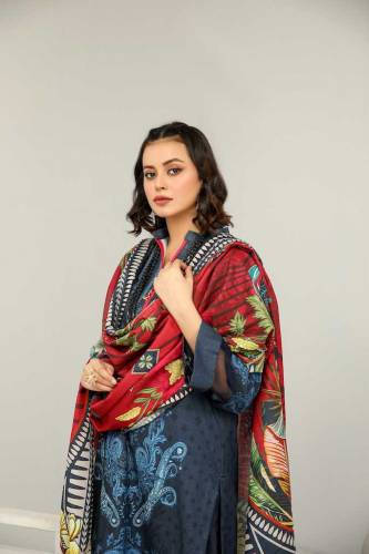 khaddar/ 3 piece suit/ winter collection 