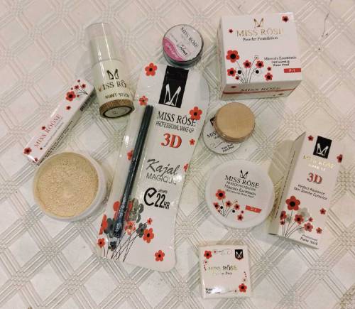 Deal Of 6 Items Cake Eye Liner ,eye Lash Glue, 3d Foundation Loose Pow