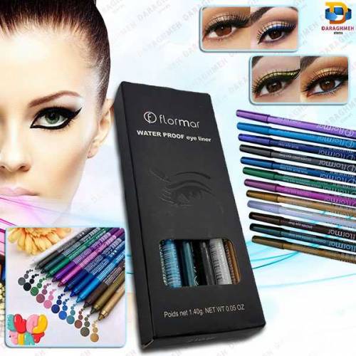 Pack Of 12 New Flormar Glitter Eye And Lip Liner PencilFlormar
