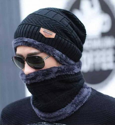 Beanie with neck warmer 2 pcs