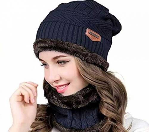 Beanie with neck warmer 2 pcs