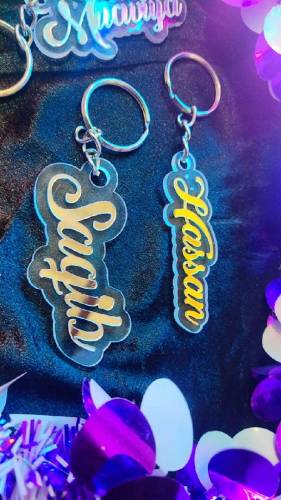 keychain with new Style  with customize your Name