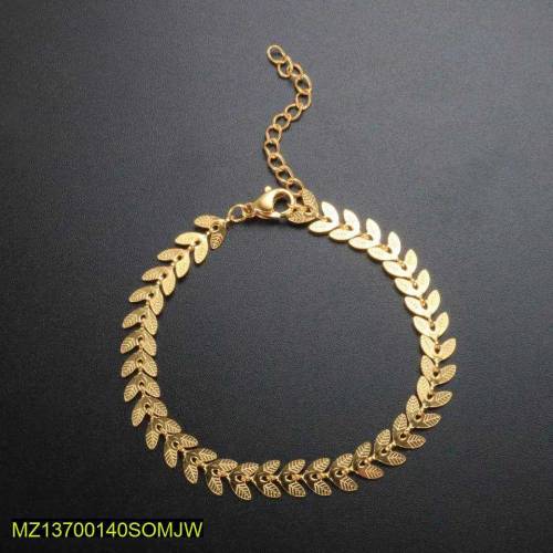 1 PCs golden chain bracelet 