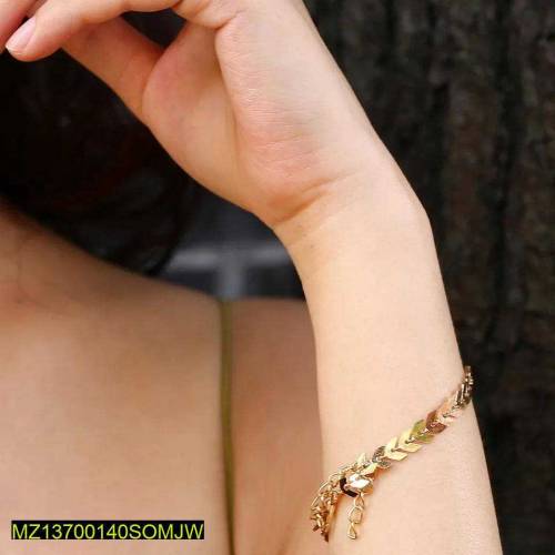 1 PCs golden chain bracelet 