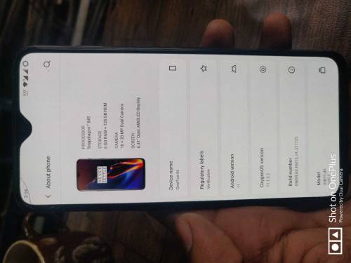 OnePlus 6t 6/128 urgent sale 