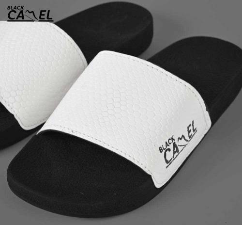 Black camel slippers 