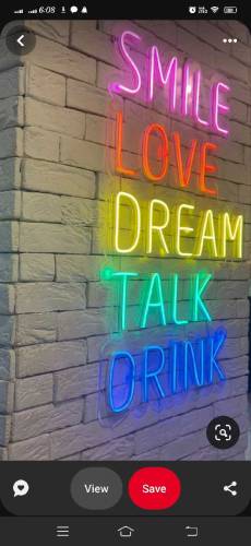 Neon light board customize with your name