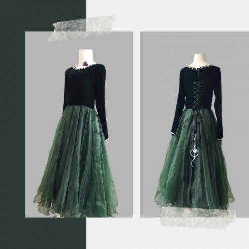 velvet and organza beautiful fork 
