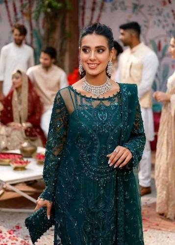 Embroidered Unstitched dress
