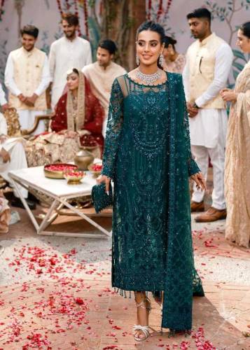Embroidered Unstitched dress