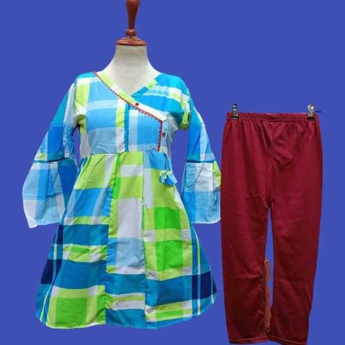 2 Pcs Women Stitched Cotton Printed Suit