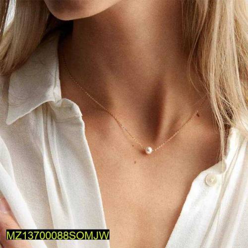 1Pc Alloy gold plated Pearl Stone Pendant 