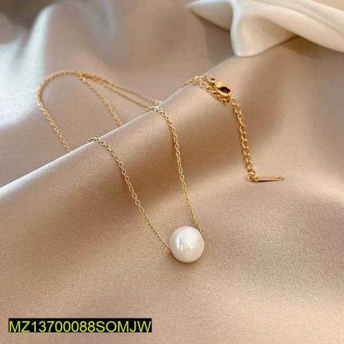 1Pc Alloy gold plated Pearl Stone Pendant 