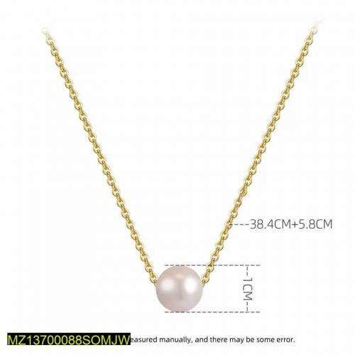 1Pc Alloy gold plated Pearl Stone Pendant 