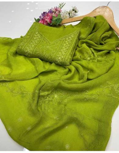 Embroidered Shiffon 2pc