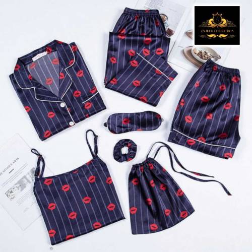 lip print sleep wear for women 