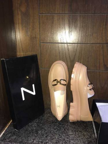 Chunky skin loafers brand new