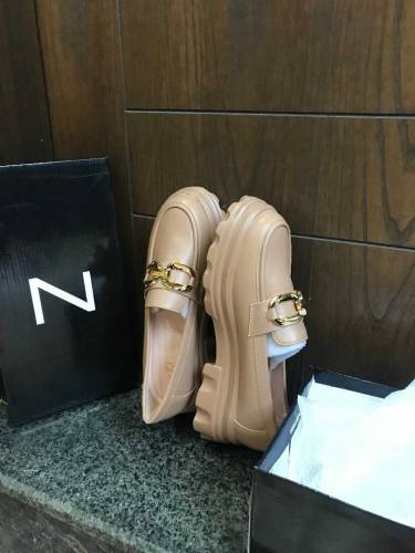 Chunky skin loafers brand new