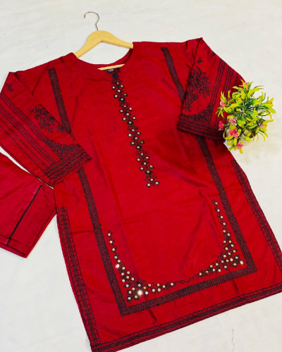 2 pcs jacquard stitched suit