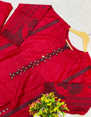 2 pcs jacquard stitched suit