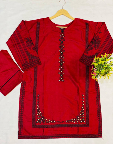 2 pcs jacquard stitched suit