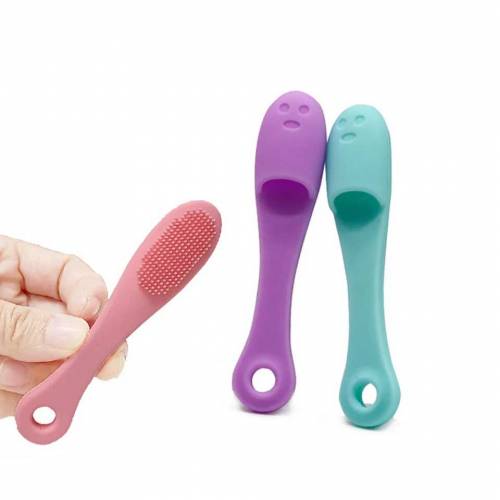 Finger shape silicon Face Cleansing brush