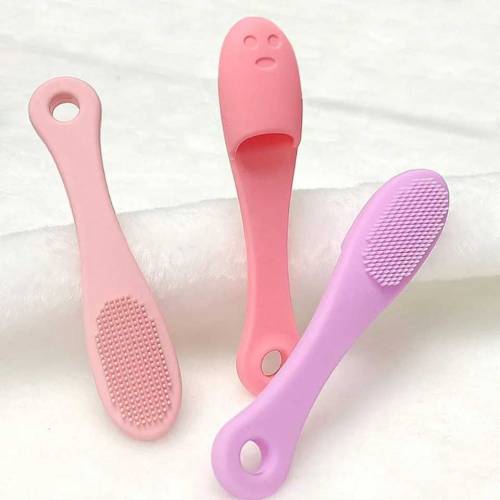 Finger shape silicon Face Cleansing brush