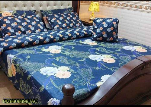 7 pcs Cotton printed Double Bed Comforter Sets 🔥