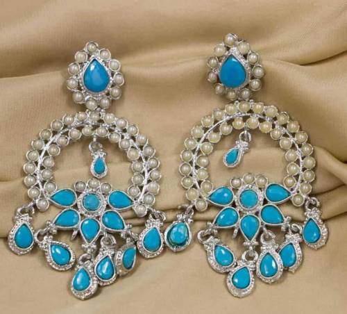 Ethnic Pearl Earrings