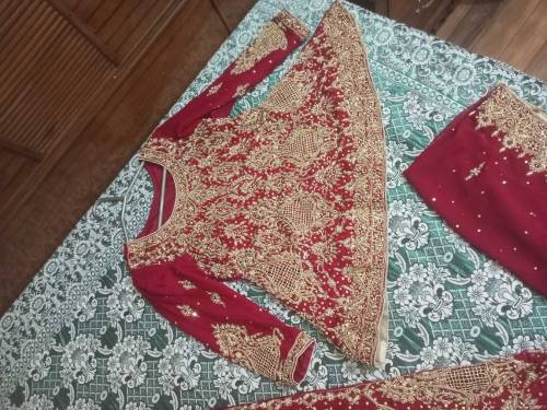Bridal Red lehnga anari red lehnga