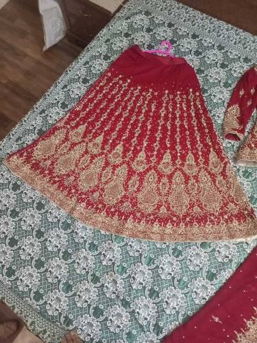 Bridal Red lehnga anari red lehnga