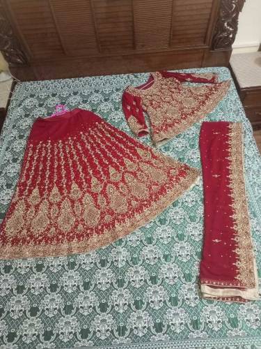 Bridal Red lehnga anari red lehnga