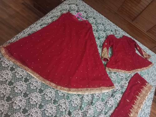 Bridal Red lehnga anari red lehnga