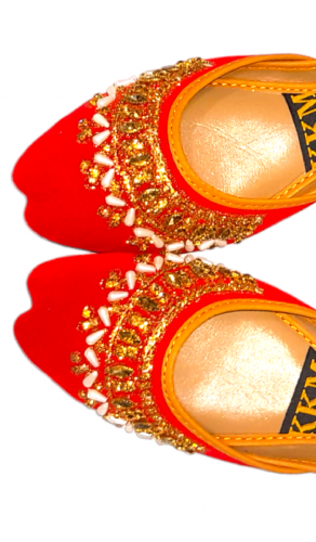 Red khussa for girls 
