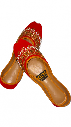 Red khussa for girls 