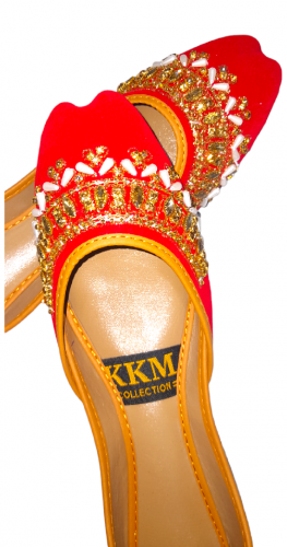 Red khussa for girls 