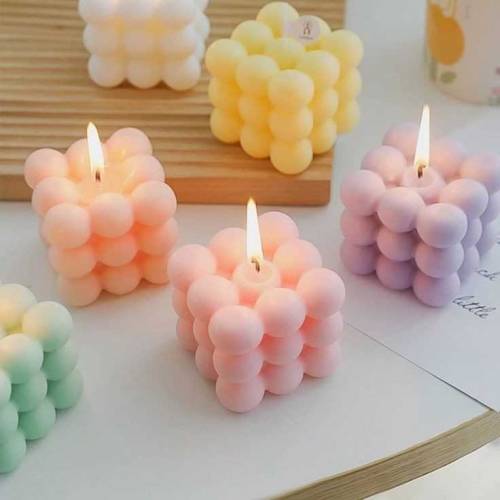 luxurious 3×3 bubble candles