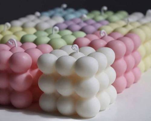 luxurious 3×3 bubble candles