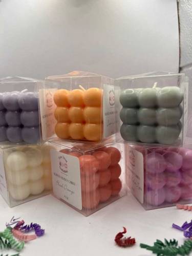 luxurious 3×3 bubble candles
