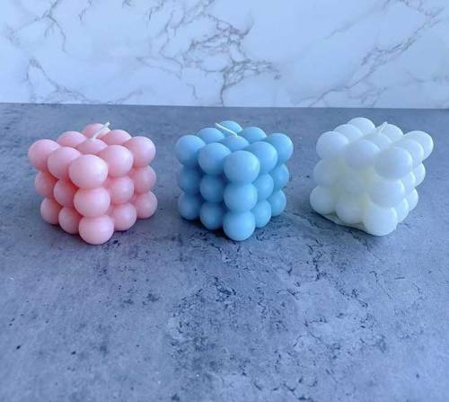 luxurious 3×3 bubble candles
